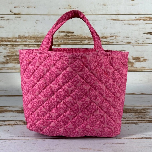 American Girl AG Pink and White Bag with Front Pocket and Handles - Picture 3 of 3